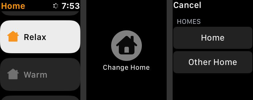 Jak změnit domov v Home na Apple Watch