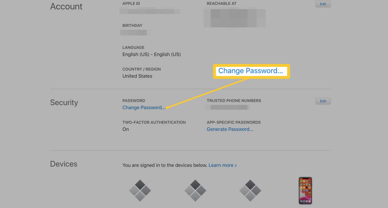 Nastavení zabezpečení pro Apple ID