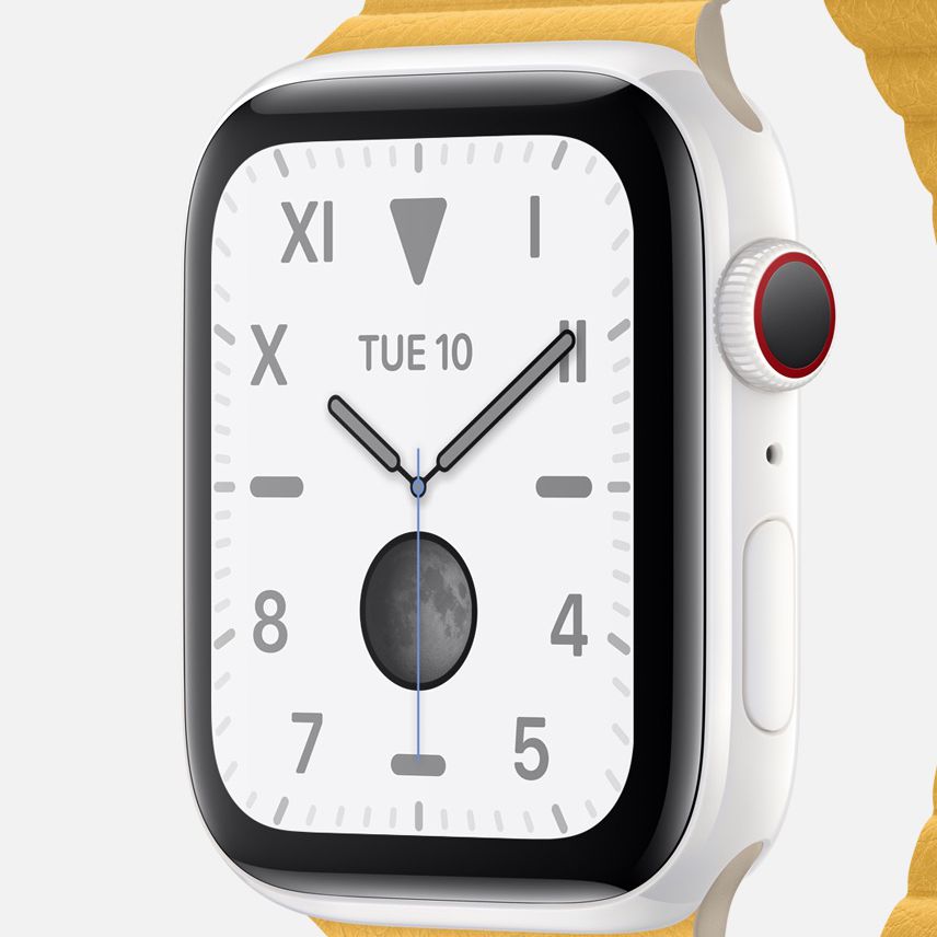 Apple Watch Series 5 Edition s bílým keramickým tělem