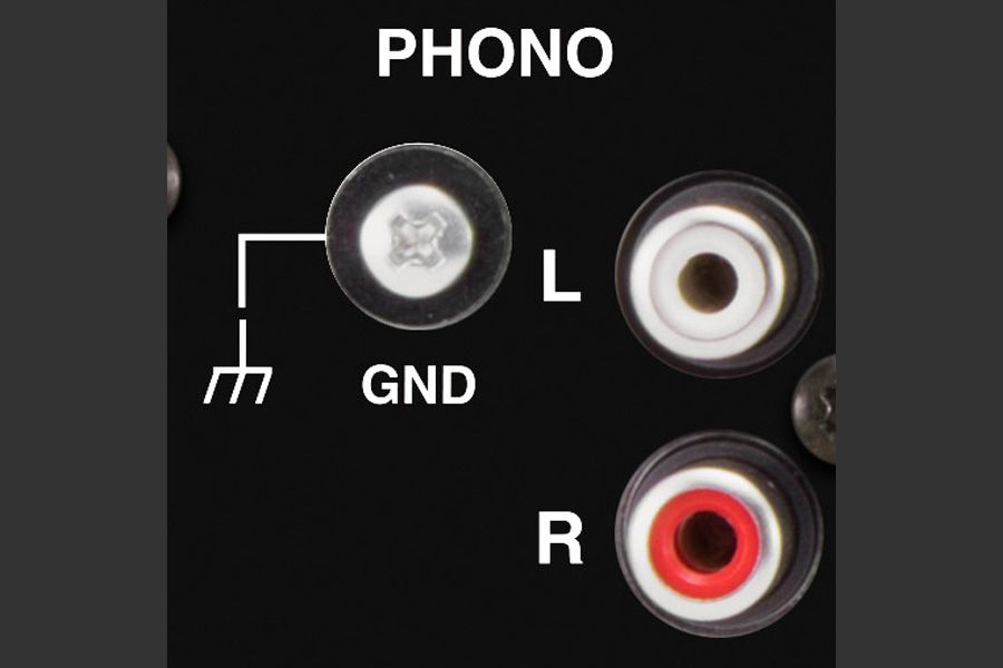 Vstupní připojení Onkyo TX-NR696 Phono
