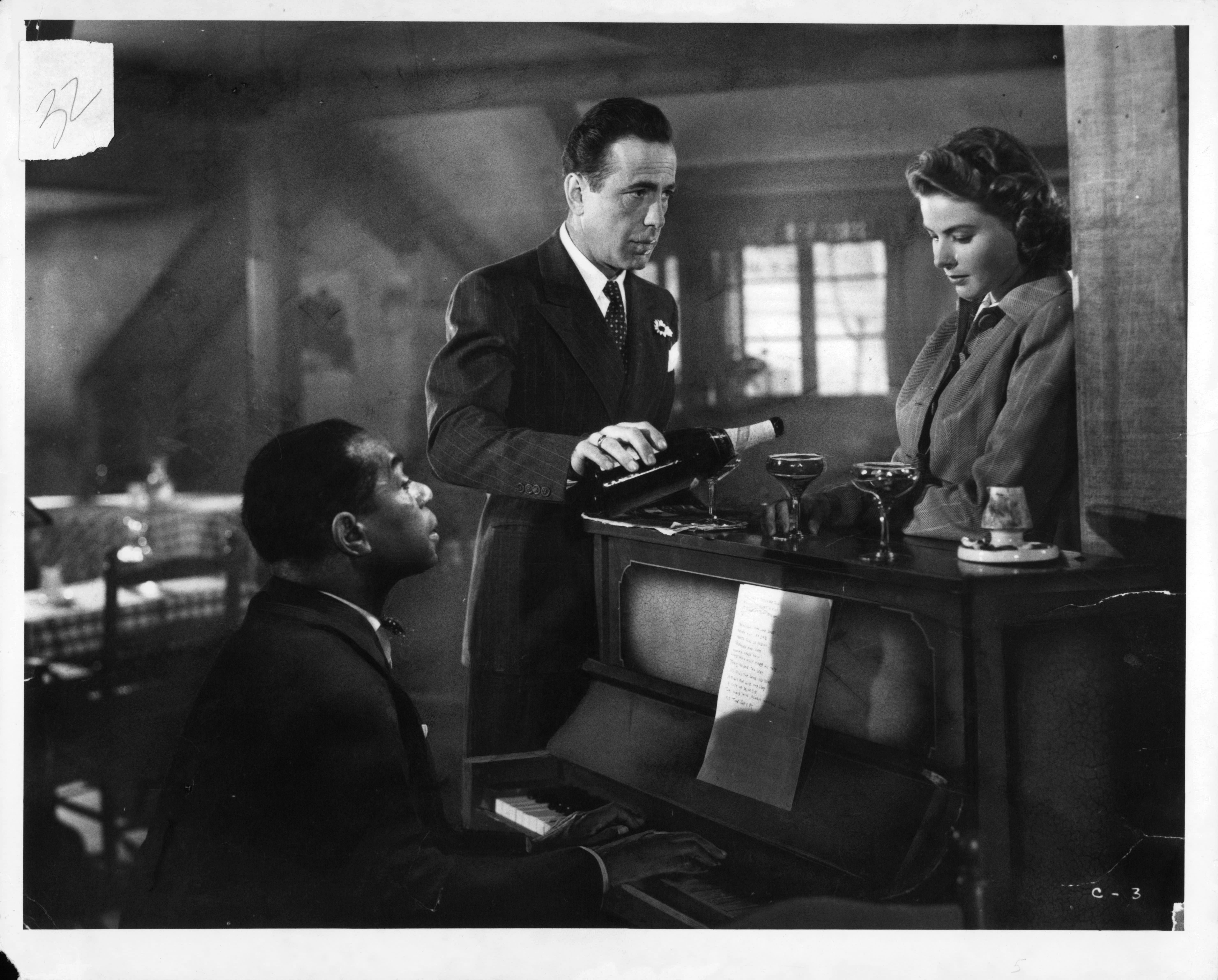 Humphrey Bogart a Ingrid Bergman v 