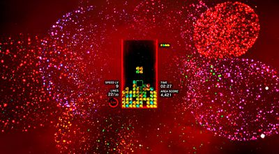 Tetris Effect: Propojená videohra pro Xbox One, Xbox Series X, PS4, PS5 a Windows PC.