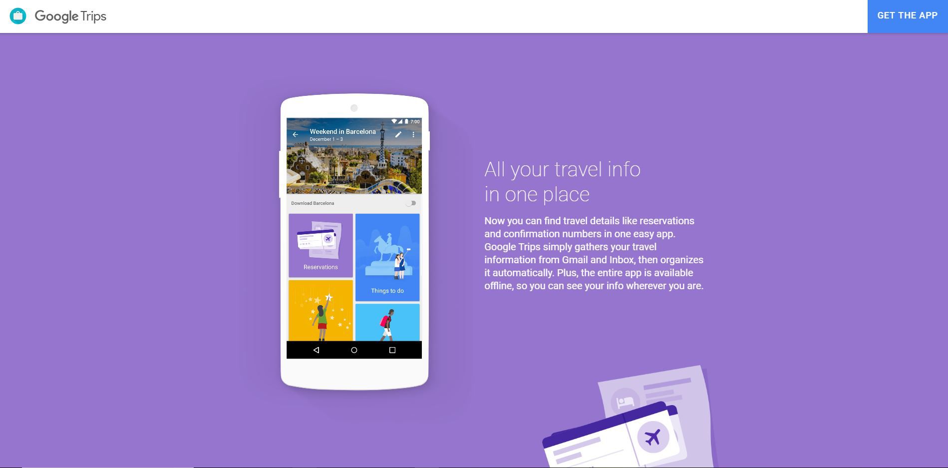 Uspořádejte cestovní podrobnosti v aplikaci Google Trips