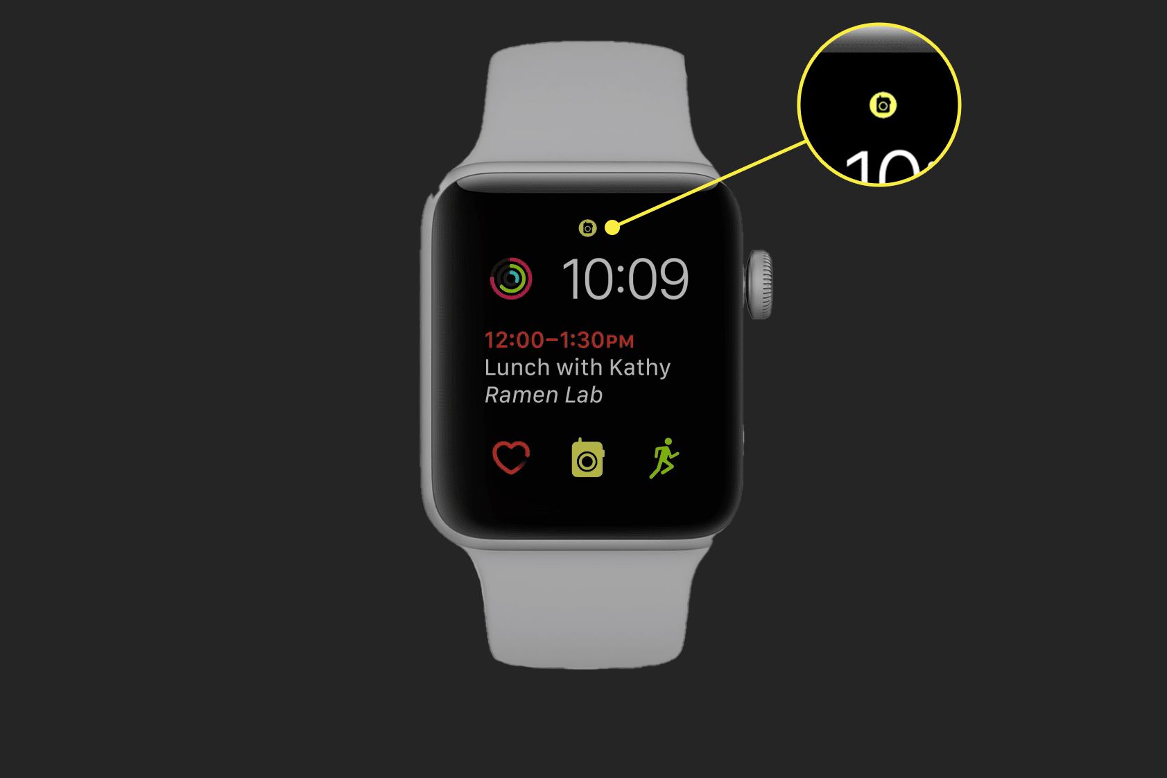Ikona aplikace Walkie-Talkie na domovské obrazovce Apple Watch