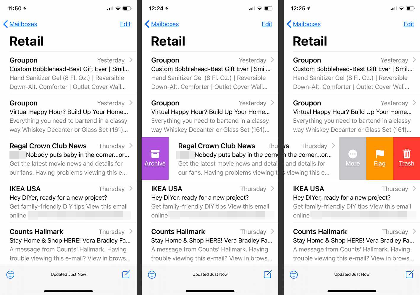 Aplikace iOS Mail