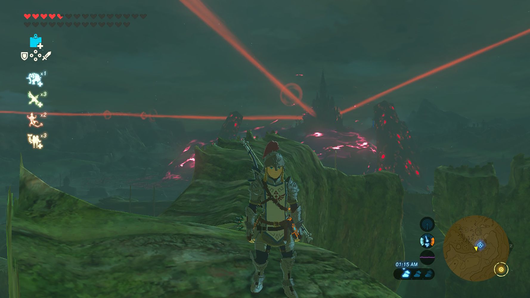 Screenshot z Soldier's Armor v Zelda: BOTW