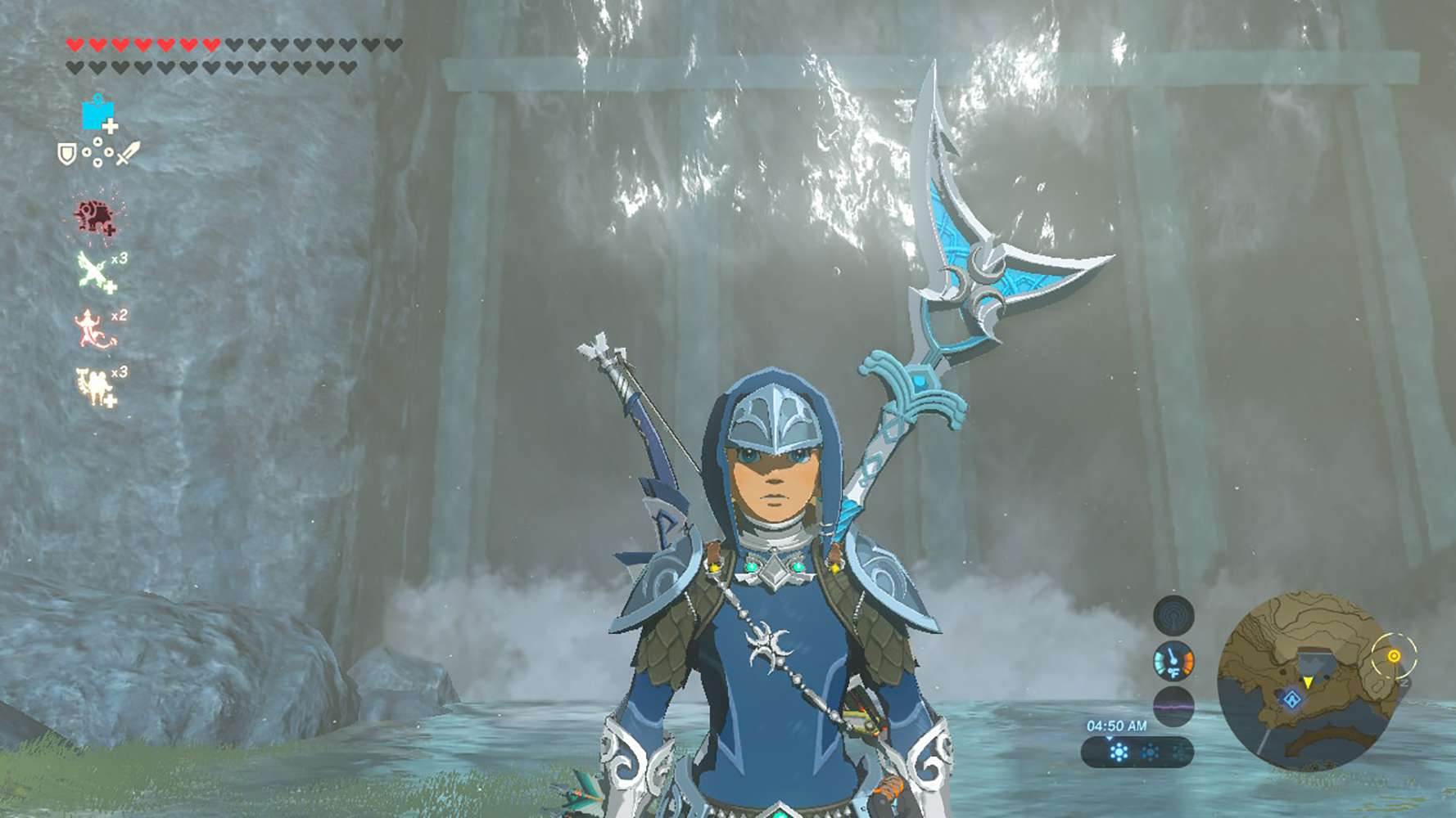 Screenshot z Zoriny zbroje v Zeldě: BOTW