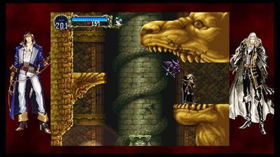 Alucard a jeho démon známý v Castlevania: Symphony of the Night pro PS4.