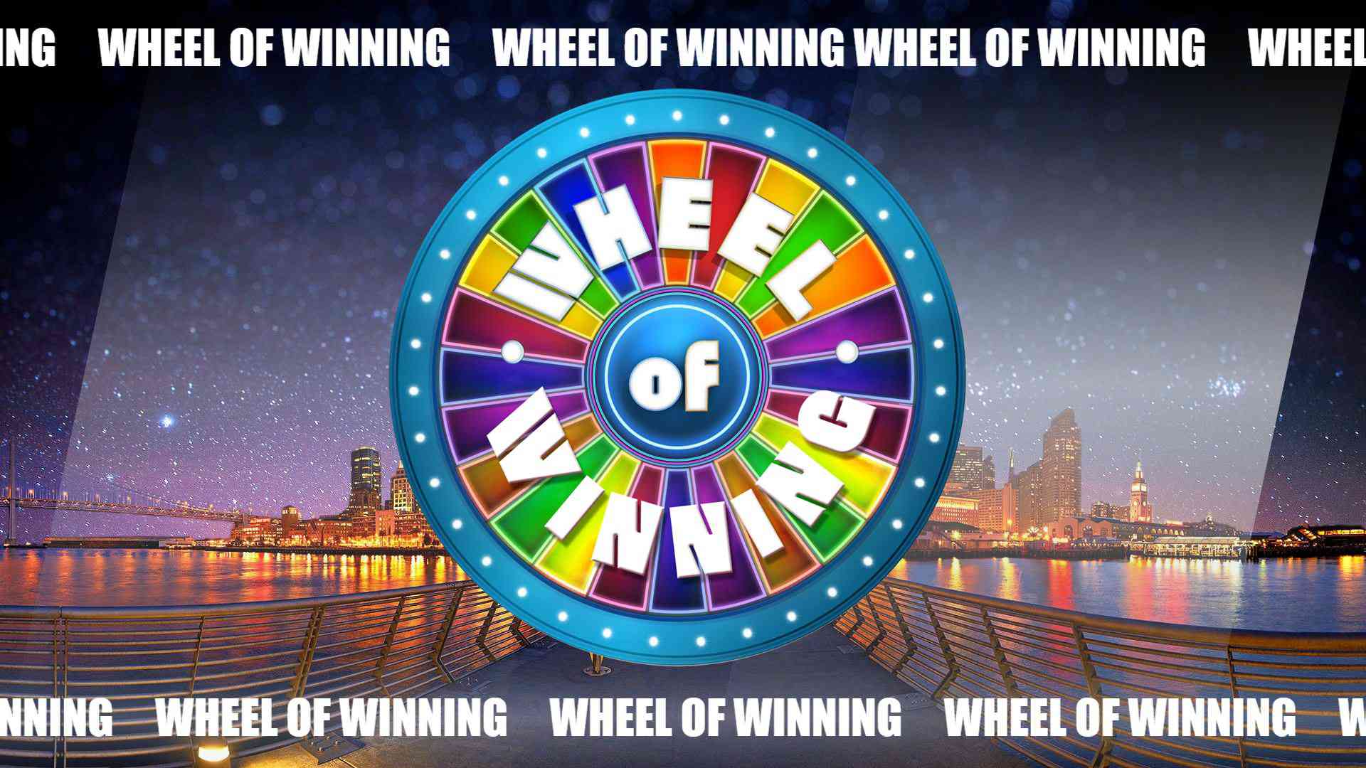 Wheel of Winning PowerPoint template.