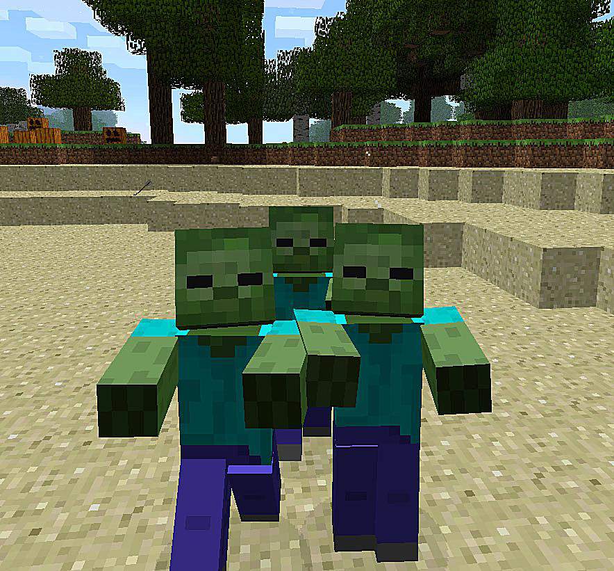 Zombie ve hře Minecraft