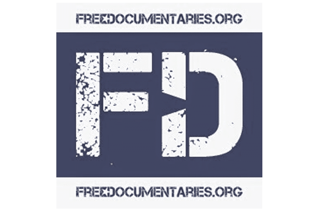 Logo pro online bezplatný web pro sledování dokumentů Freedocumentaries.org.