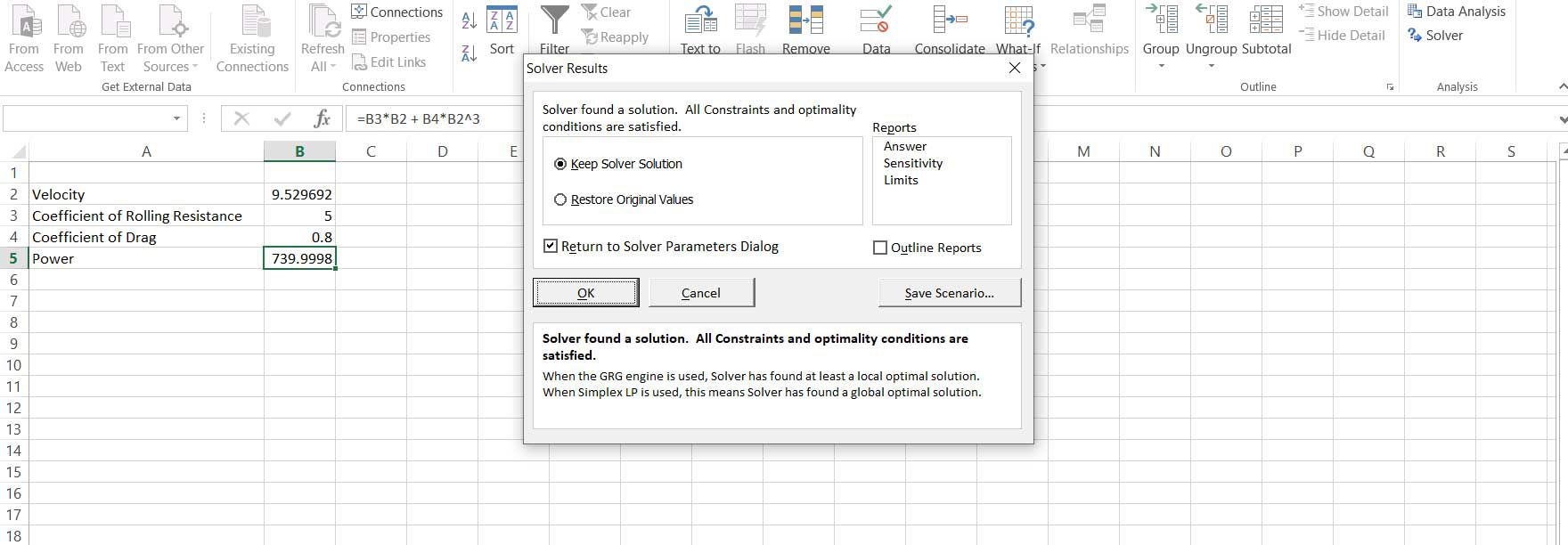 Iterativní řešení pomocí aplikace Excel Solver