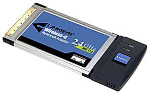 Adaptér pro notebooky Linksys WPC54G