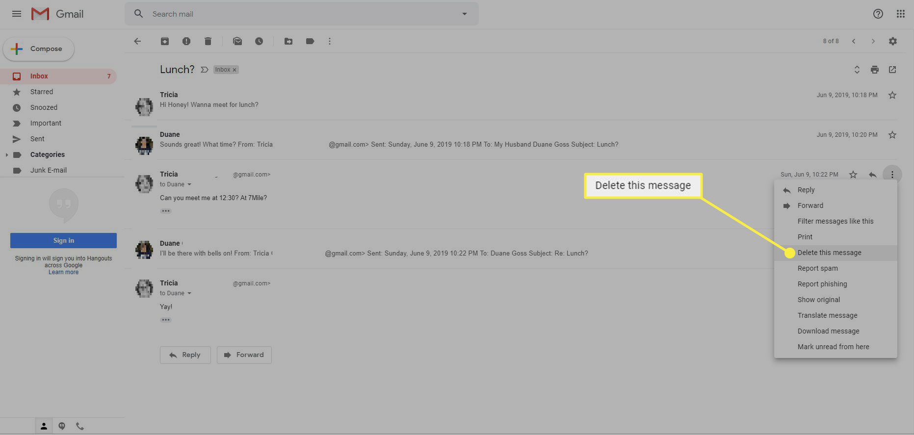 Nejčastější dotazy k Gmailu Odstranění jednotlivého emailu 2024