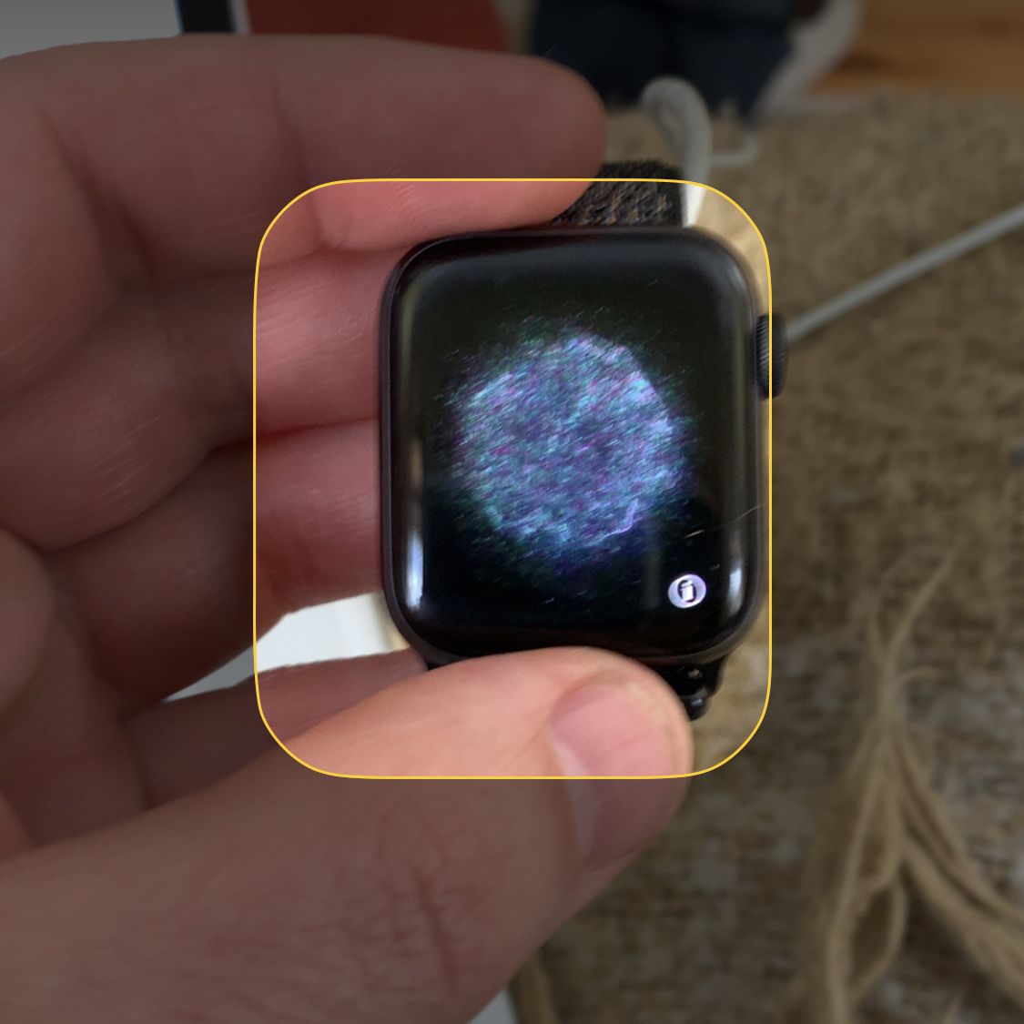 snímek obrazovky se sladěním Apple Watch a iPhone