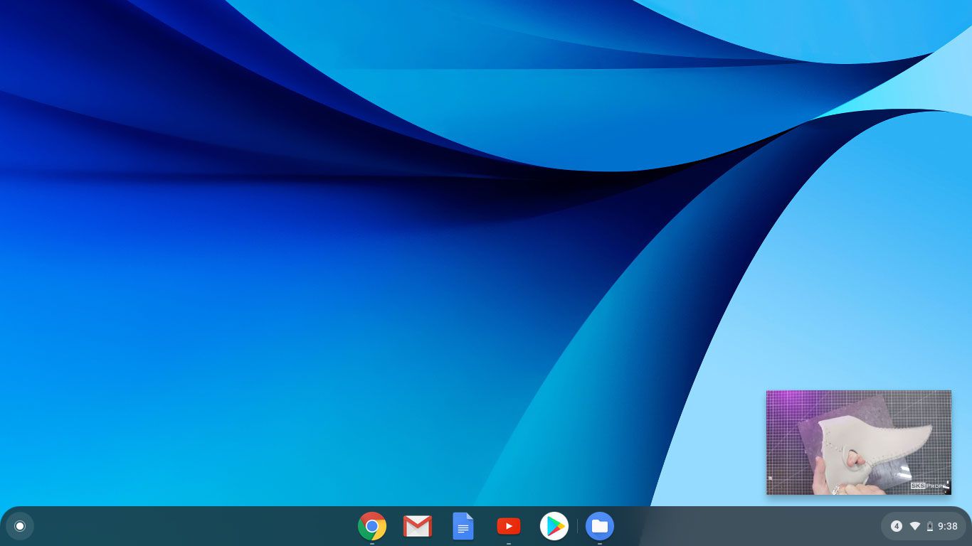 Přehrávání videa v PiP v systému ChromeOS