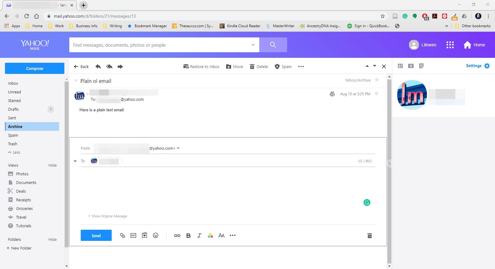 Výběrem zobrazíte původní zprávu v Yahoo Mail.