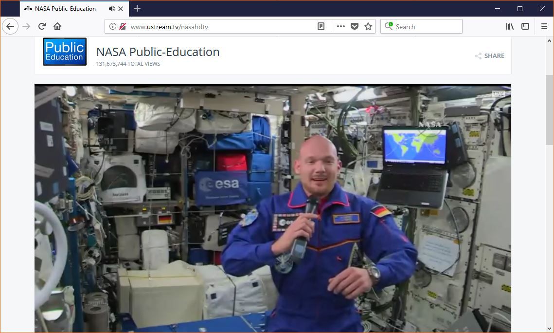 live stream NASA na Ustream