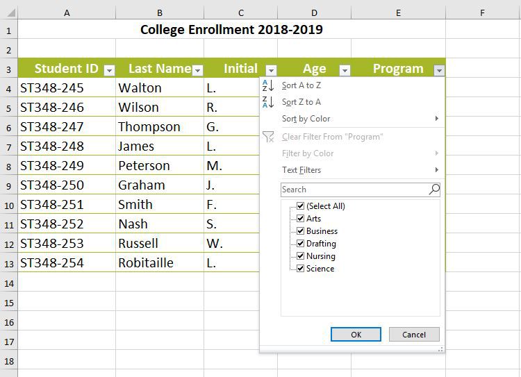 Screenshot aplikace Excel's Database tools