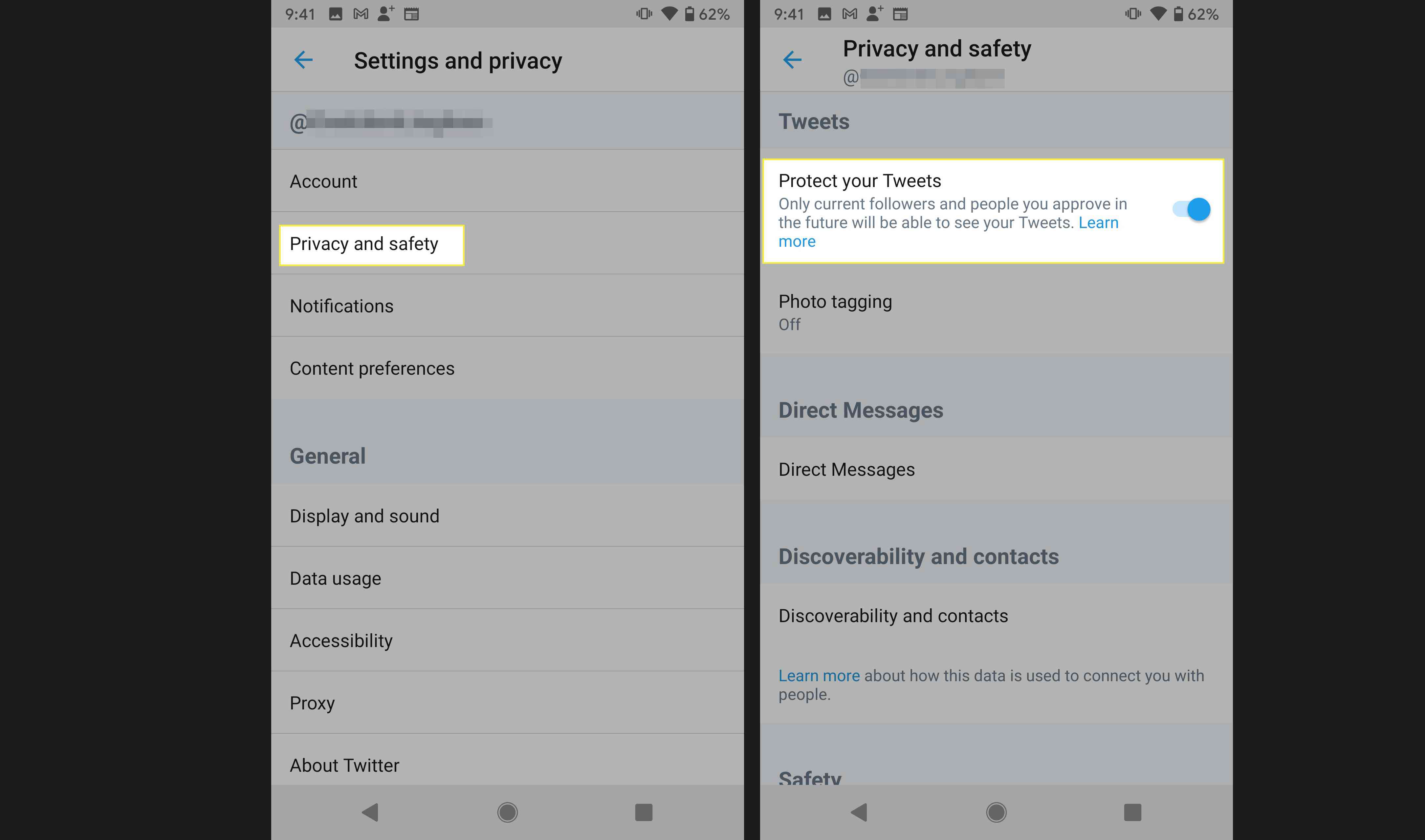 Aplikace Twitter pro Android se zvýrazněnou ochranou soukromí a bezpečností a ochranou vašich tweetů