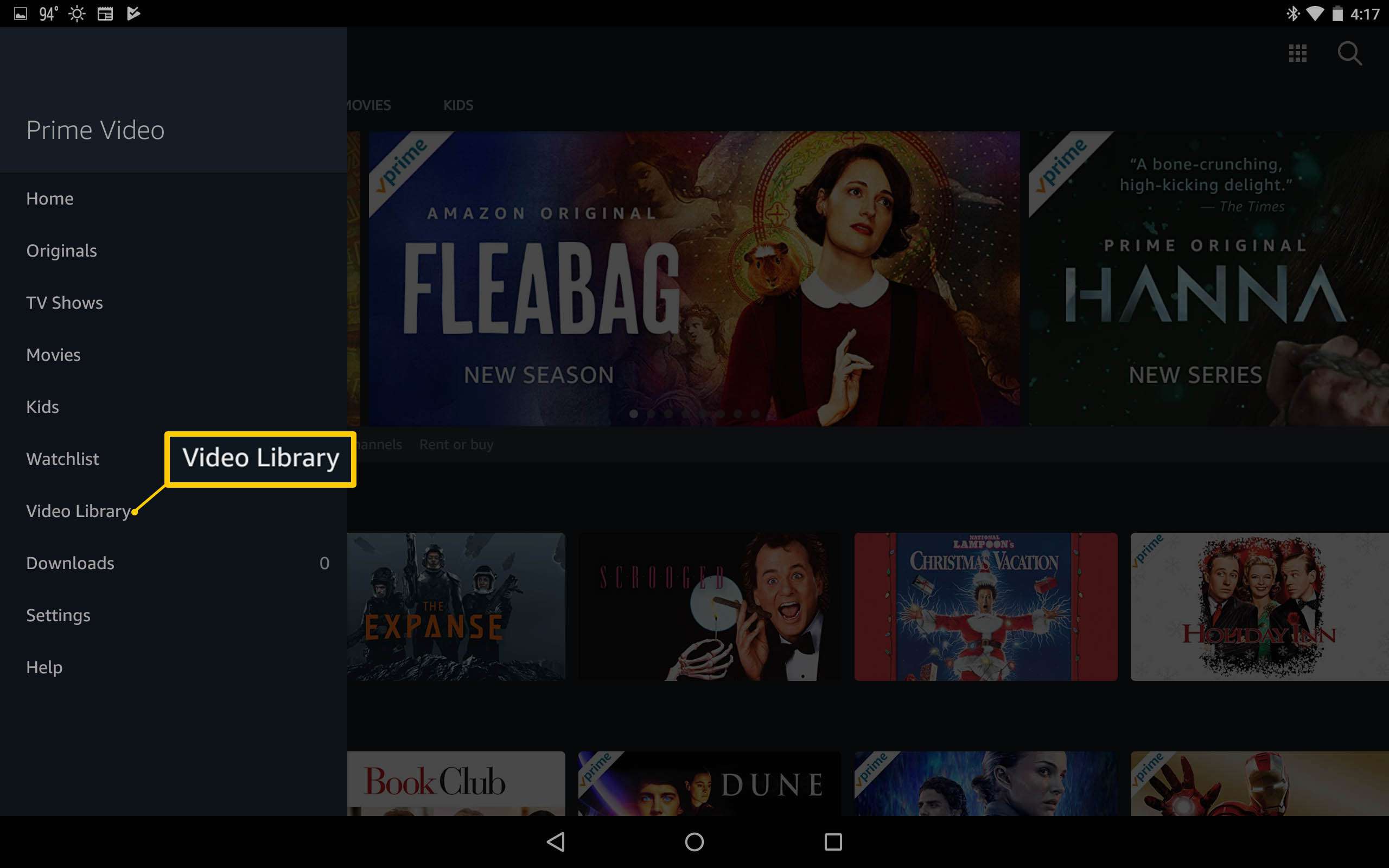 Videotéka v Amazon Prime Video