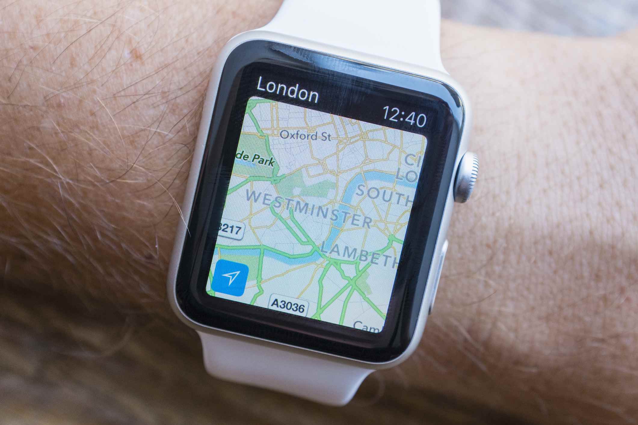 Mapy Apple na Apple Watch