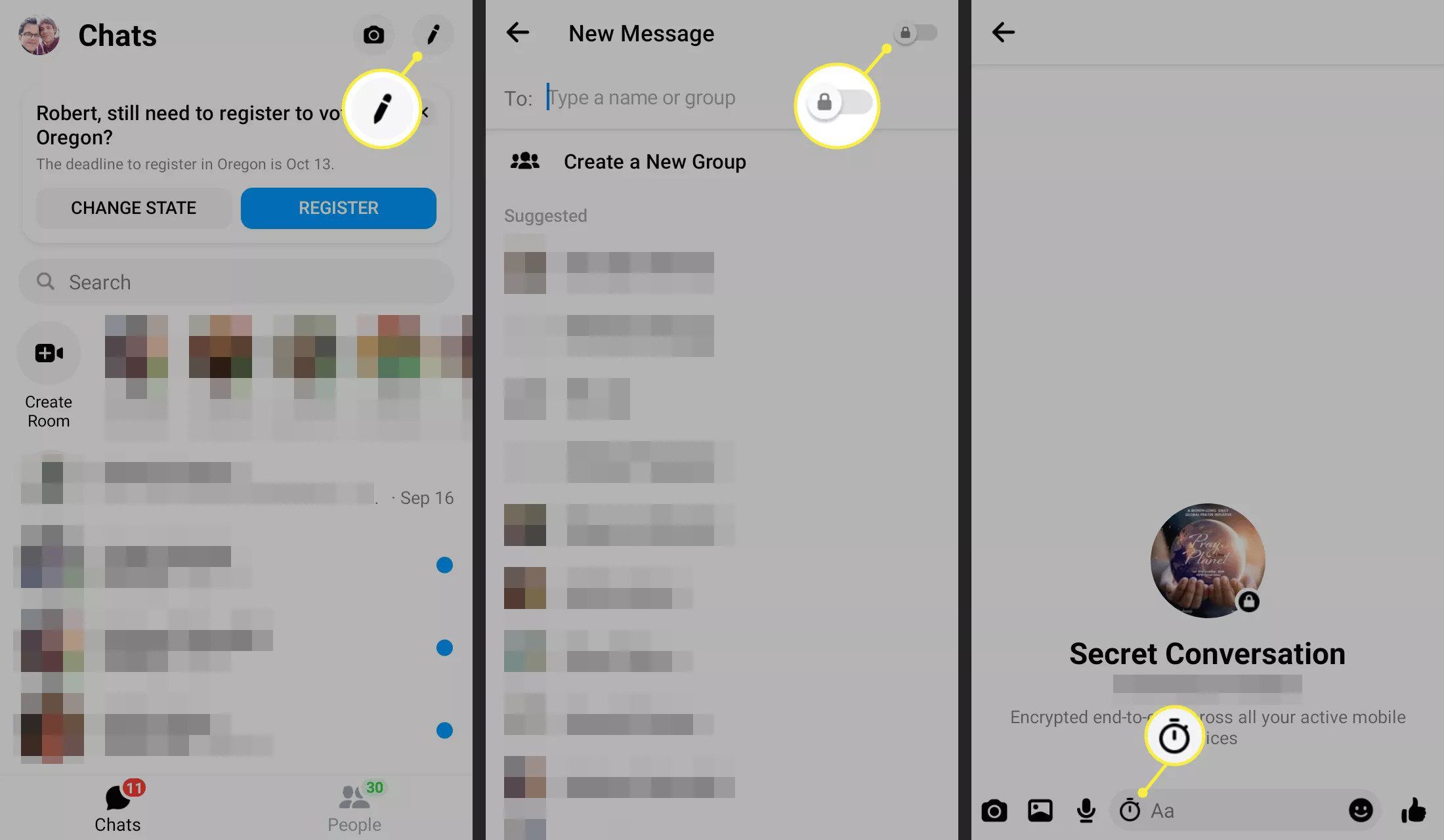 Jak zahájit tajnou konverzaci ve službě Facebook Messenger
