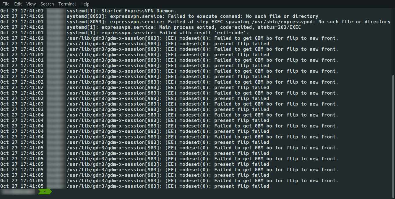 Linux log syslog