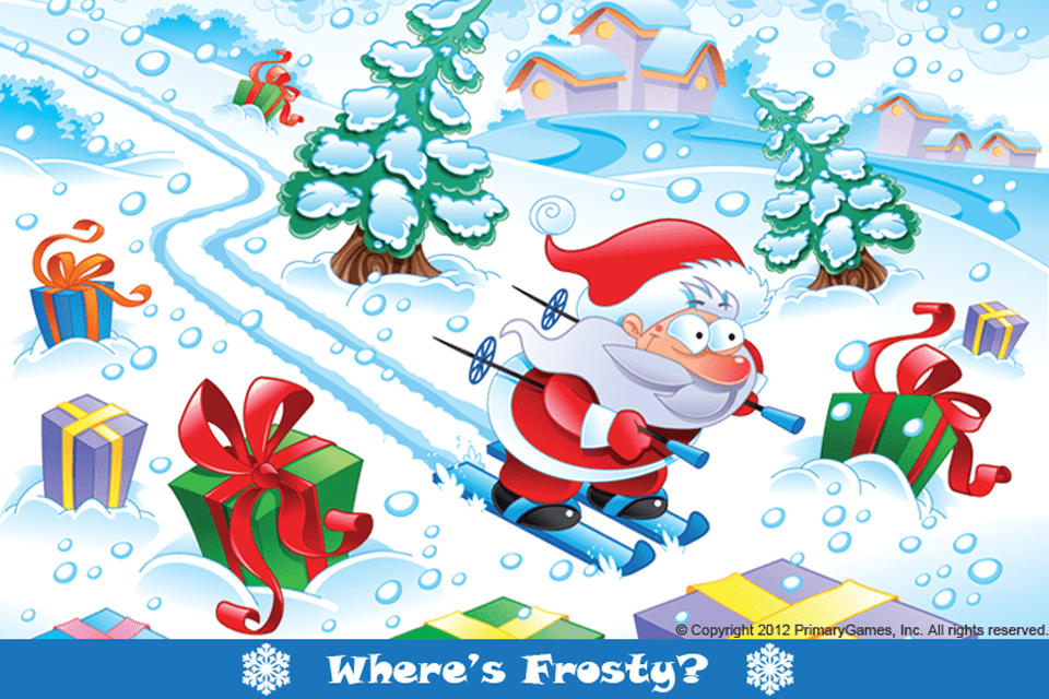 Kde je Frosty?  bezplatná online vánoční hra