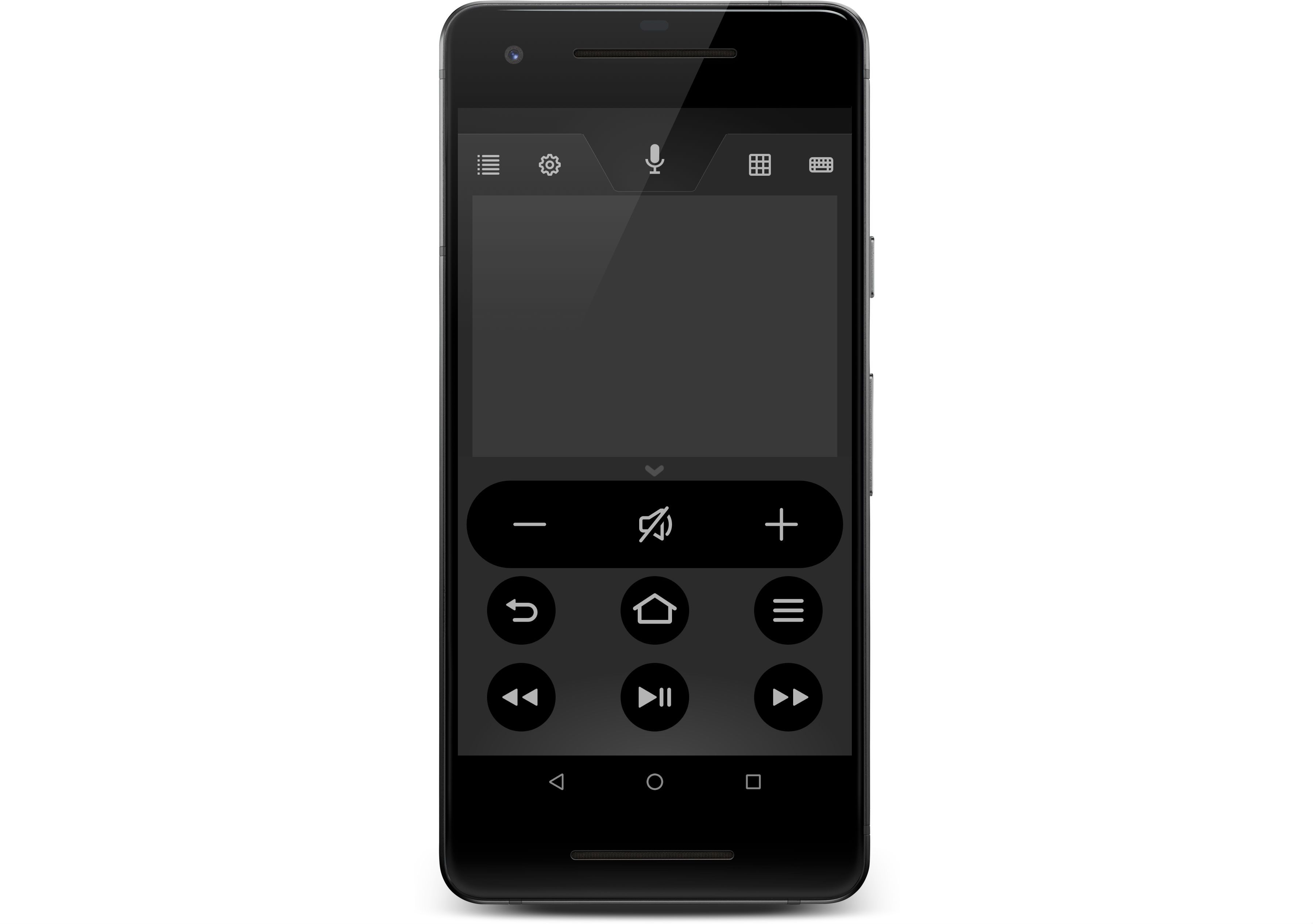 Vzdálená aplikace Fire TV spuštěná na telefonu Android.
