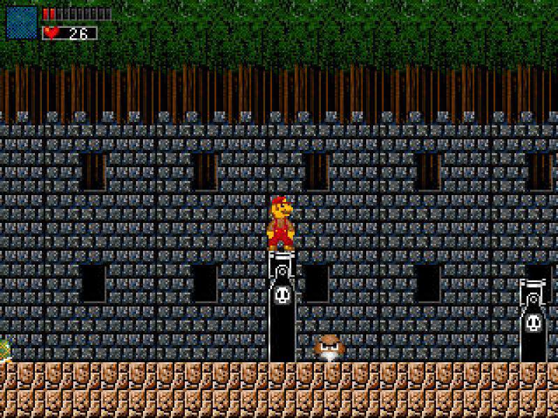 Snímek obrazovky ze hry Super Mario XP