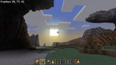 V Minecraftu vychází slunce