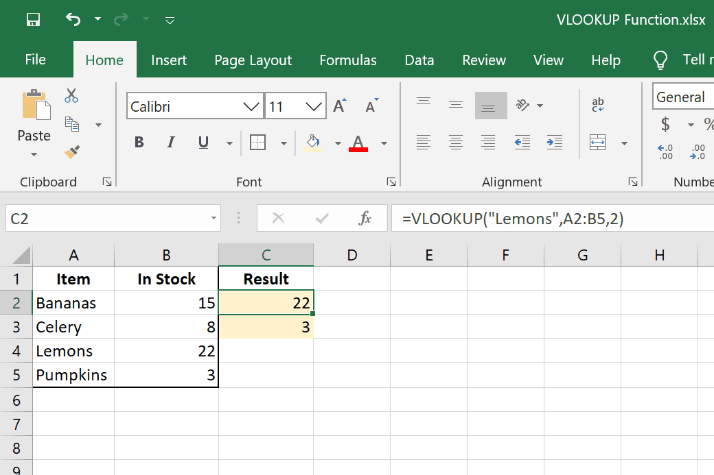 Příklady VLOOKUP v aplikaci Excel