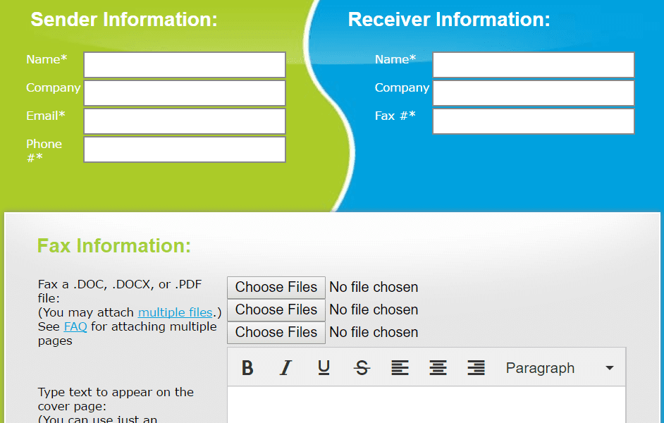 Bezplatná faxová služba FaxZero