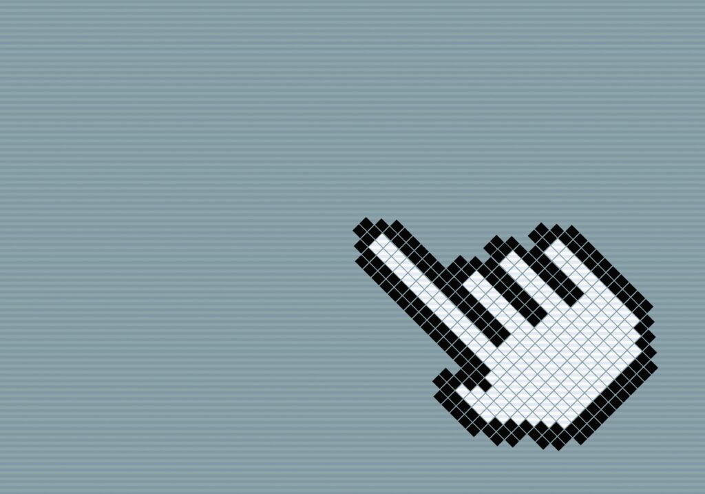 8 bit style hand cursor 153342477 5bdf27acc9e77c0051ad472f