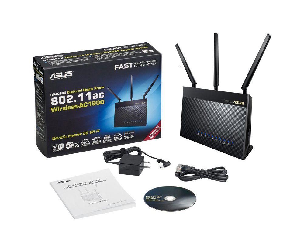 Bezdrátový router ASUS RT-AC68U AC-1900