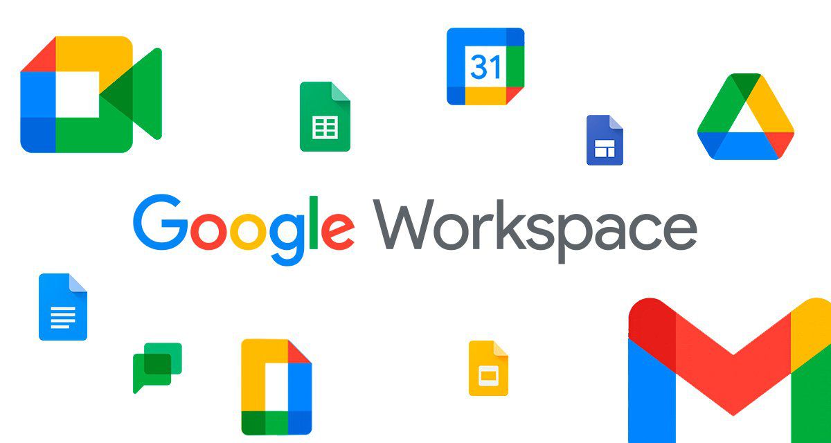 Aplikace a logo Google Workspace