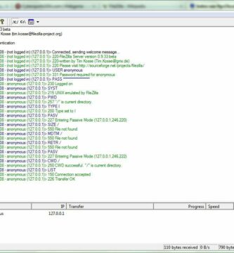 Bezplatný klientský software FTP 2 FTP Session in FileZilla Server 5ad3ba111f4e1300388704fc