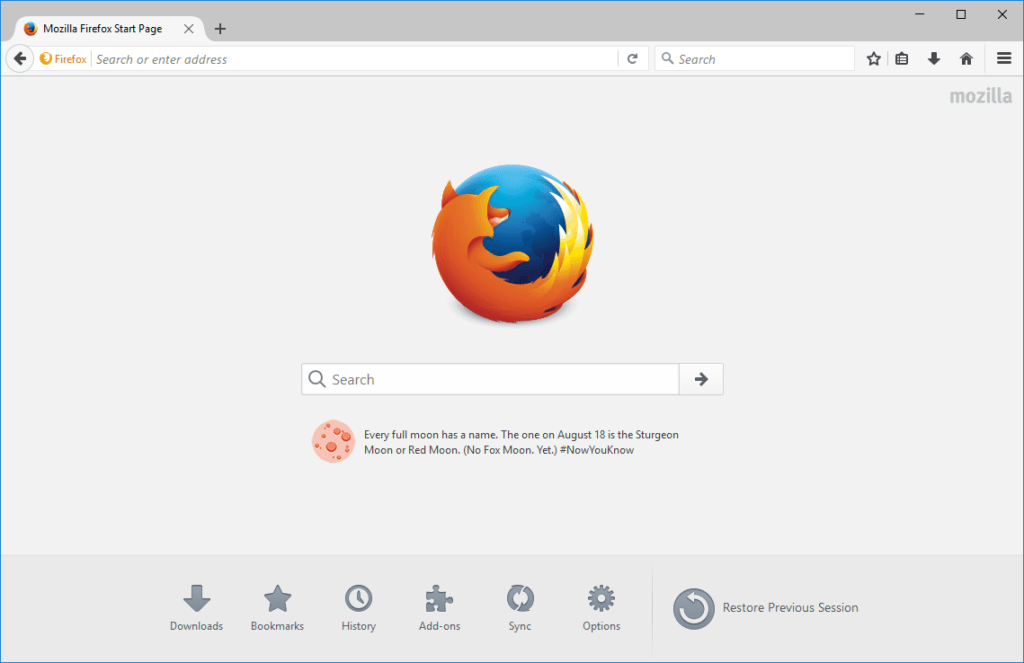 Firefox on Windows 10 58ee8e443df78cd3fc76f649