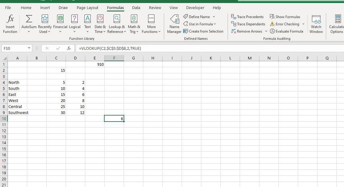 Funkce VLOOKUP v aplikaci Excel