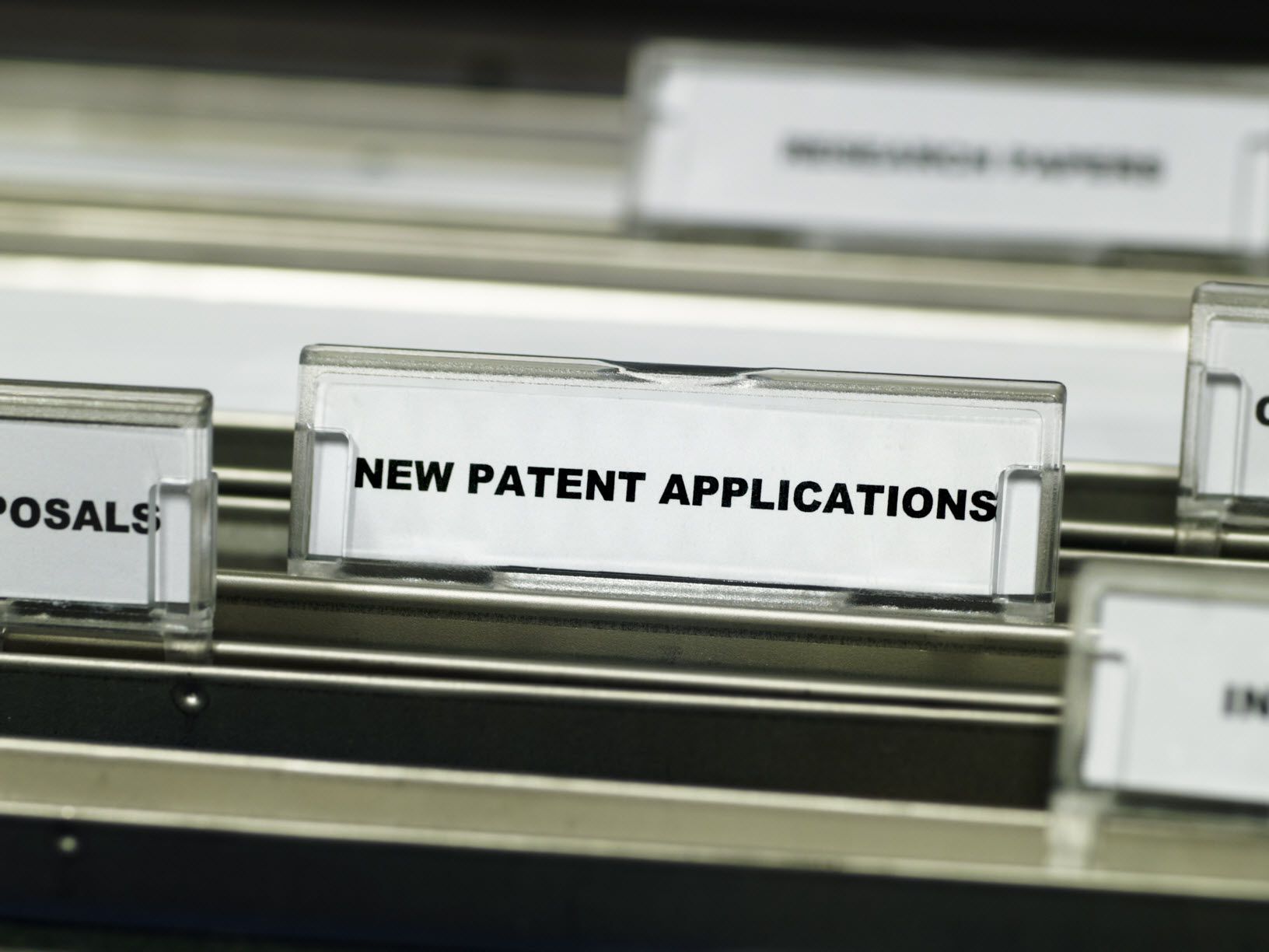 Nová složka souborů patentových přihlášek