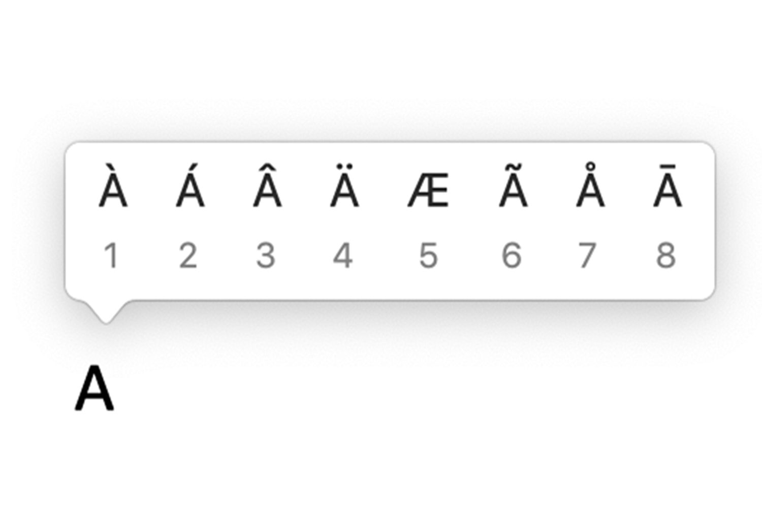 Diacritické značky v systému macOS