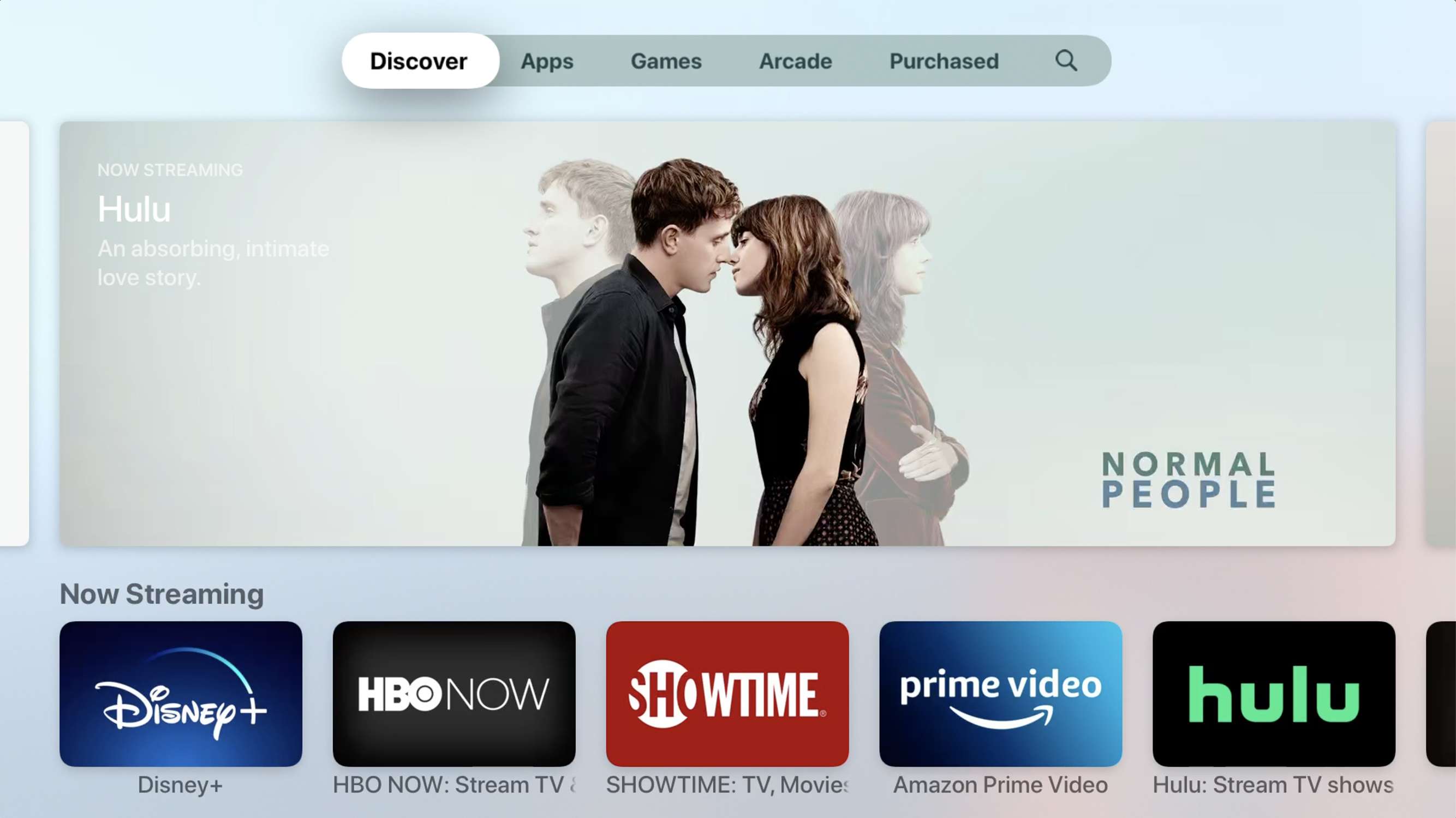 Screenshot z obchodu s aplikacemi Apple TV