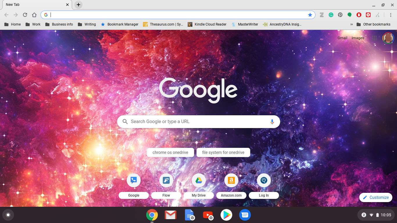 Google Chrome v Chromebooku.