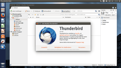 Poštovní aplikace Mozilla Thunderbird