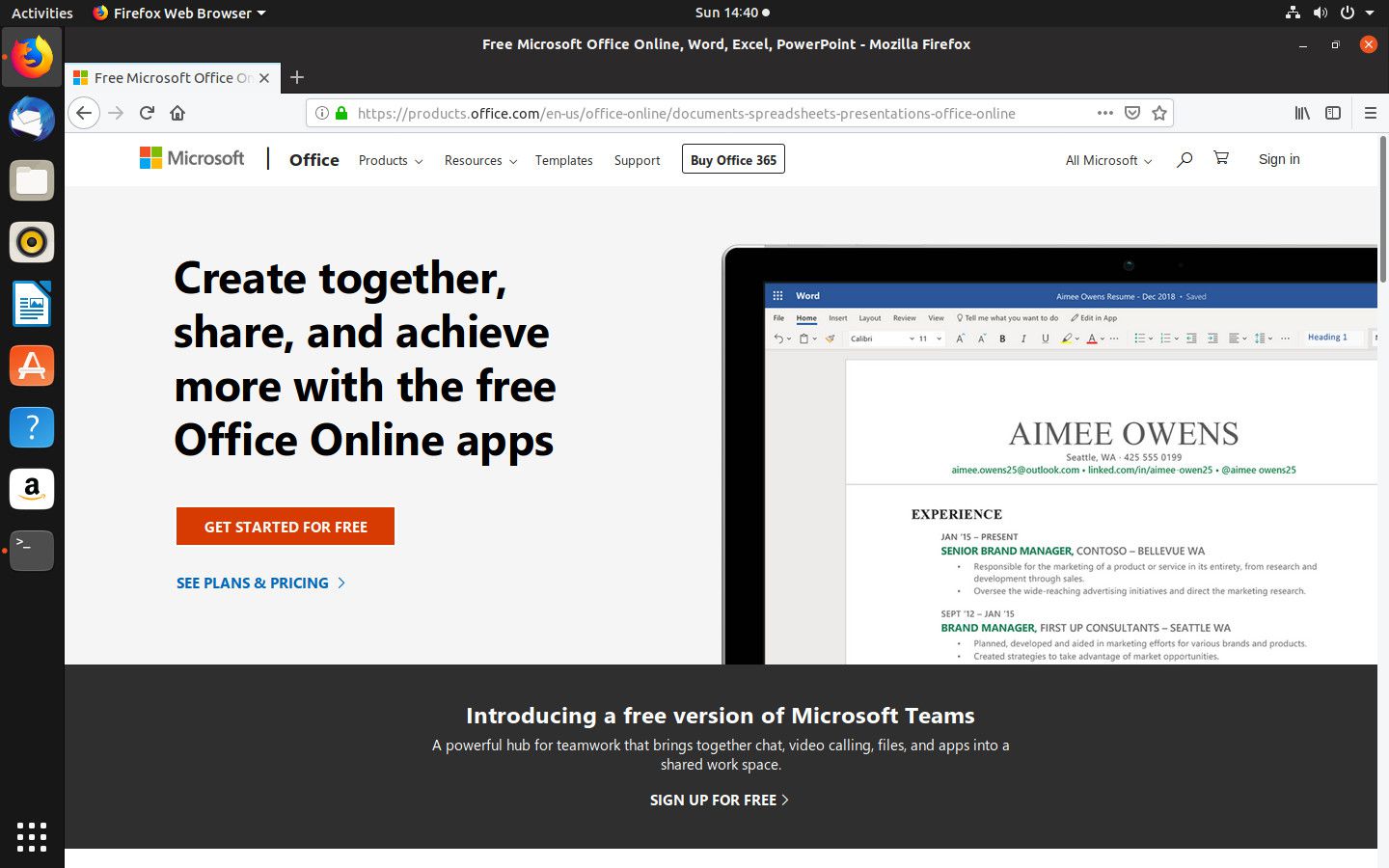 Web Microsoft Office
