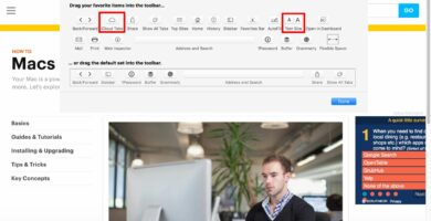 Přizpůsobte lištu Safari, oblíbené položky, kartu a stavové lišty 67 SafariToolbarLifewire 5821f8053df78cc2e81f5c02