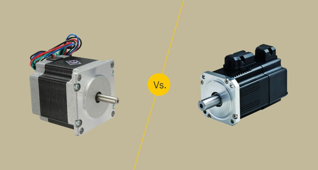 Stepper motor vs servo motor 2959716aff83419cb46f5aaeabf027eb