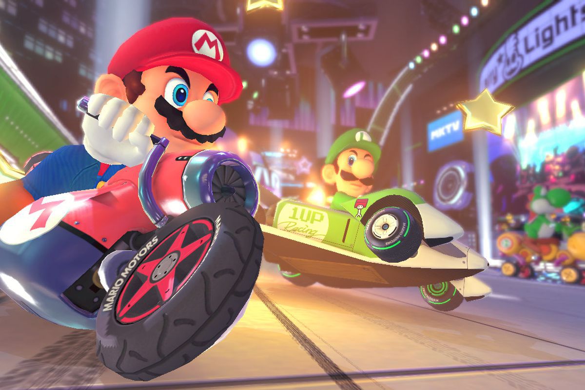 Screenshot z hry Mario Kart 8 Deluxe