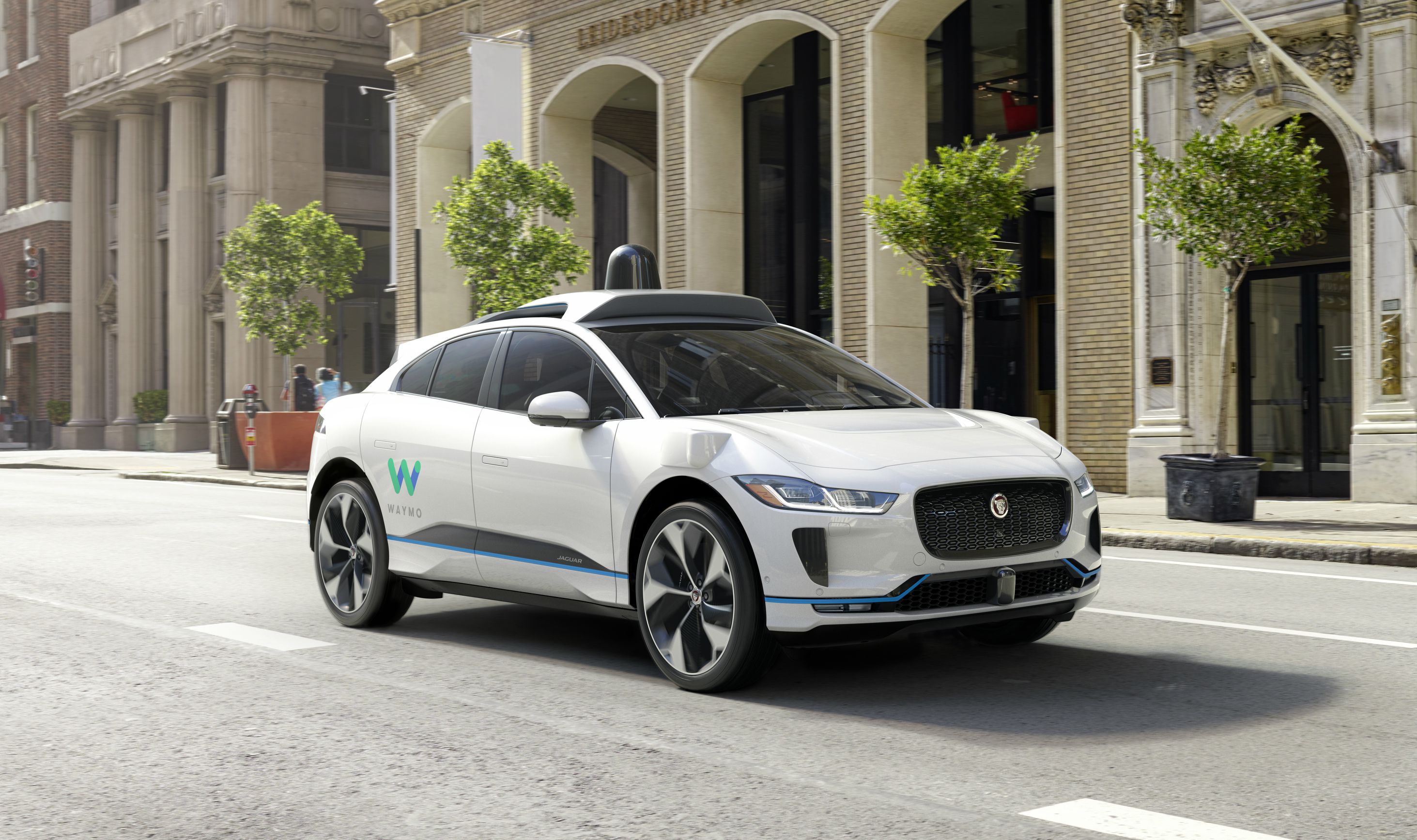 Samořídící auto Waymo Jaguar I-Pace